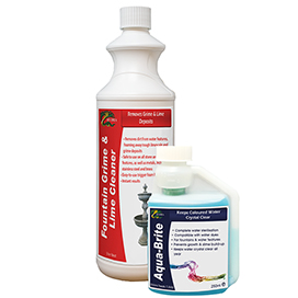 Combo Pack : Hydra Aqua-Brite + Fountain Grime and Lime Foam Cleaner