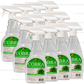 Cobra RTU Empty Trigger Spray Bottle 12x500ml
