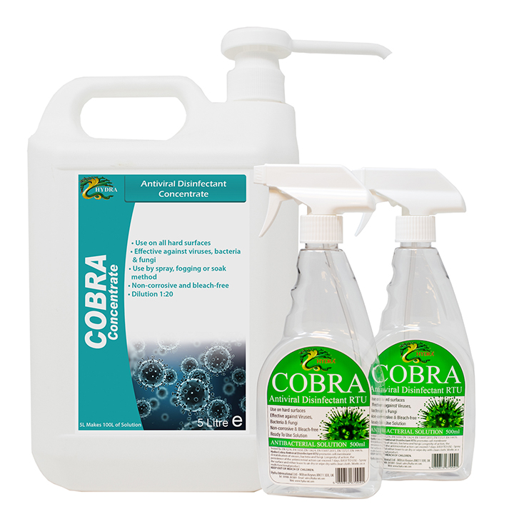 COBRA Antiviral Disinfectant Concentrate 5L