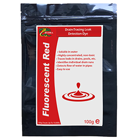 Hydra Fluorescent Red Drain Tracing Dye