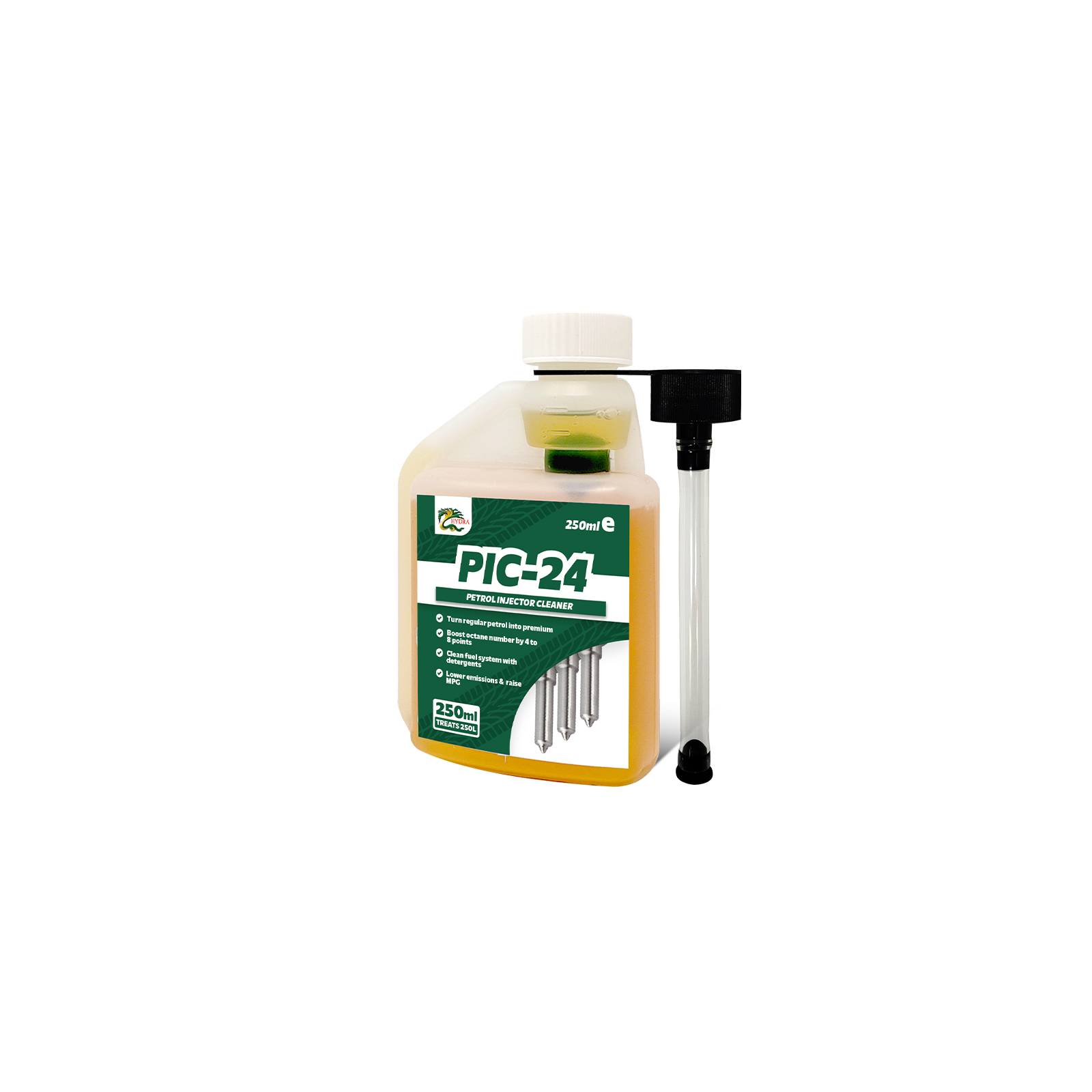 Hydra PIC-24 Petrol Injector & Carburettor Cleaner + Additives