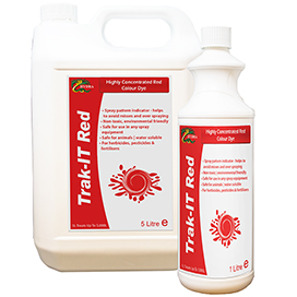 Hydra Trak-It Red - Spray Pattern Indicator Dye For Use With Herbicides & Fertilisers